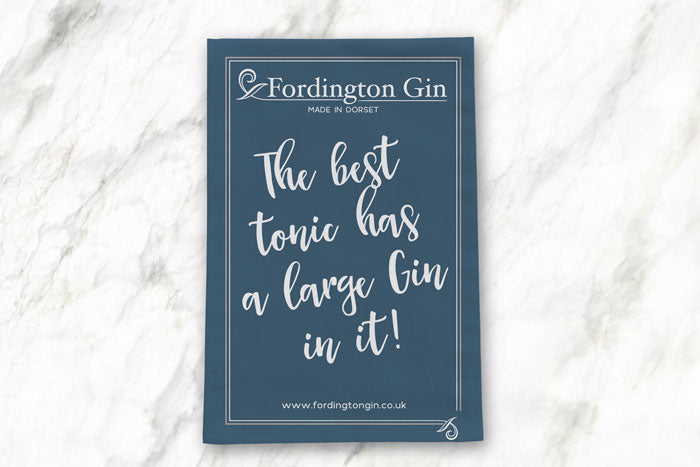 Fordington Gin tea towel